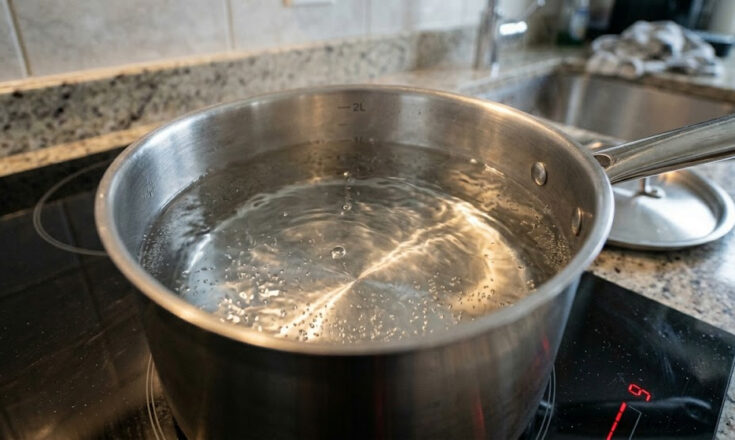 Kochtopf Wasser cluster